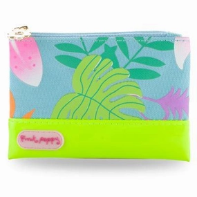 Tropical Tango Coin Purse-Blue Minimalist Look