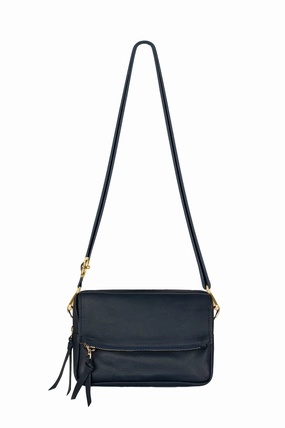 Effortless Style Philippa Leather Bag Navy