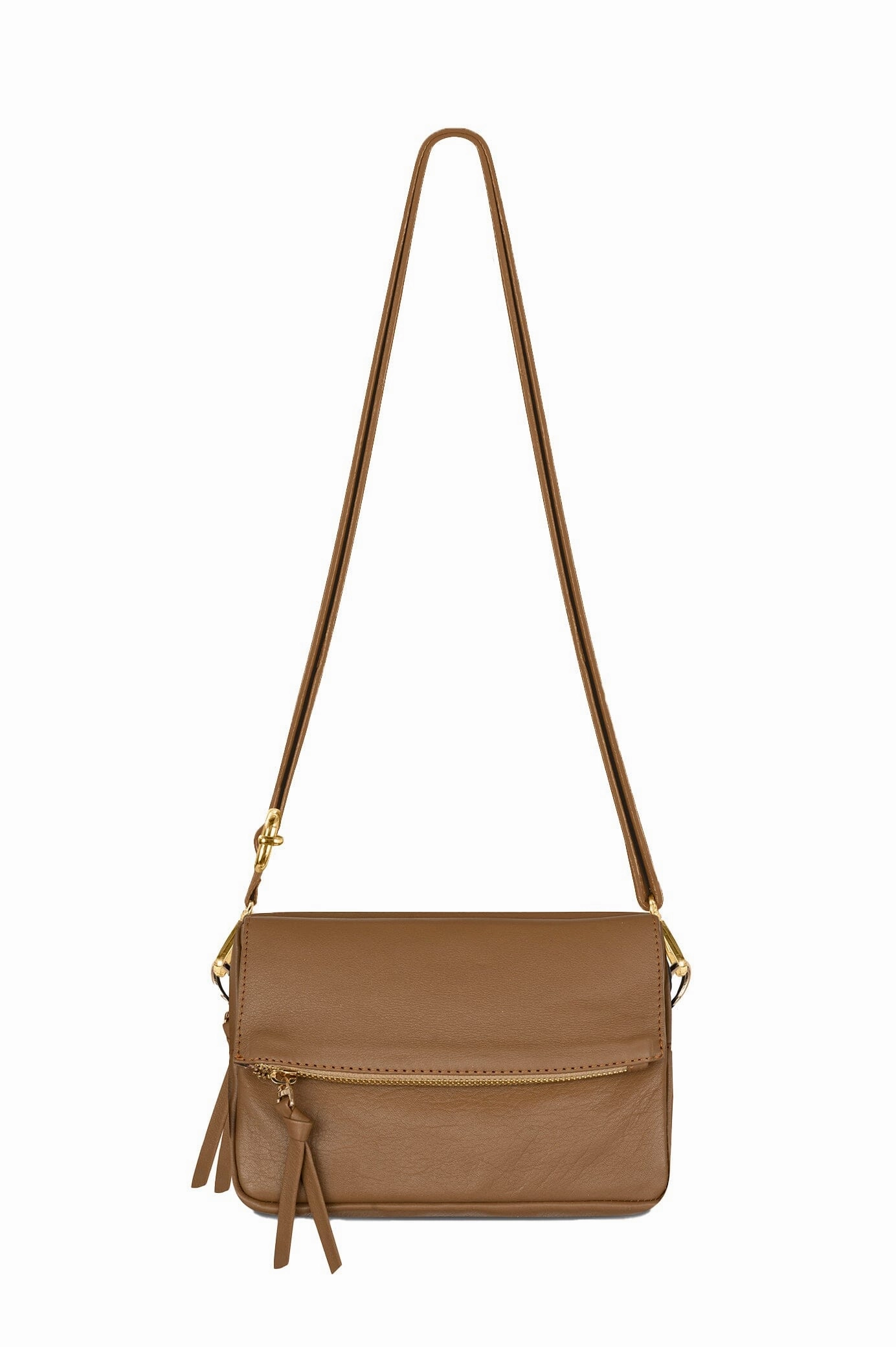 Philippa Leather Bag Tan Lightweight Design