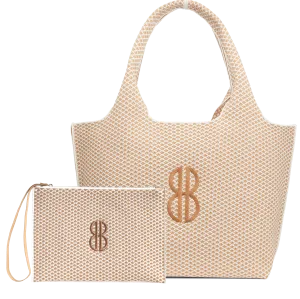 Modern Lifestyle Sutton City Tote - Buckthorn Diamond Monogram - Large