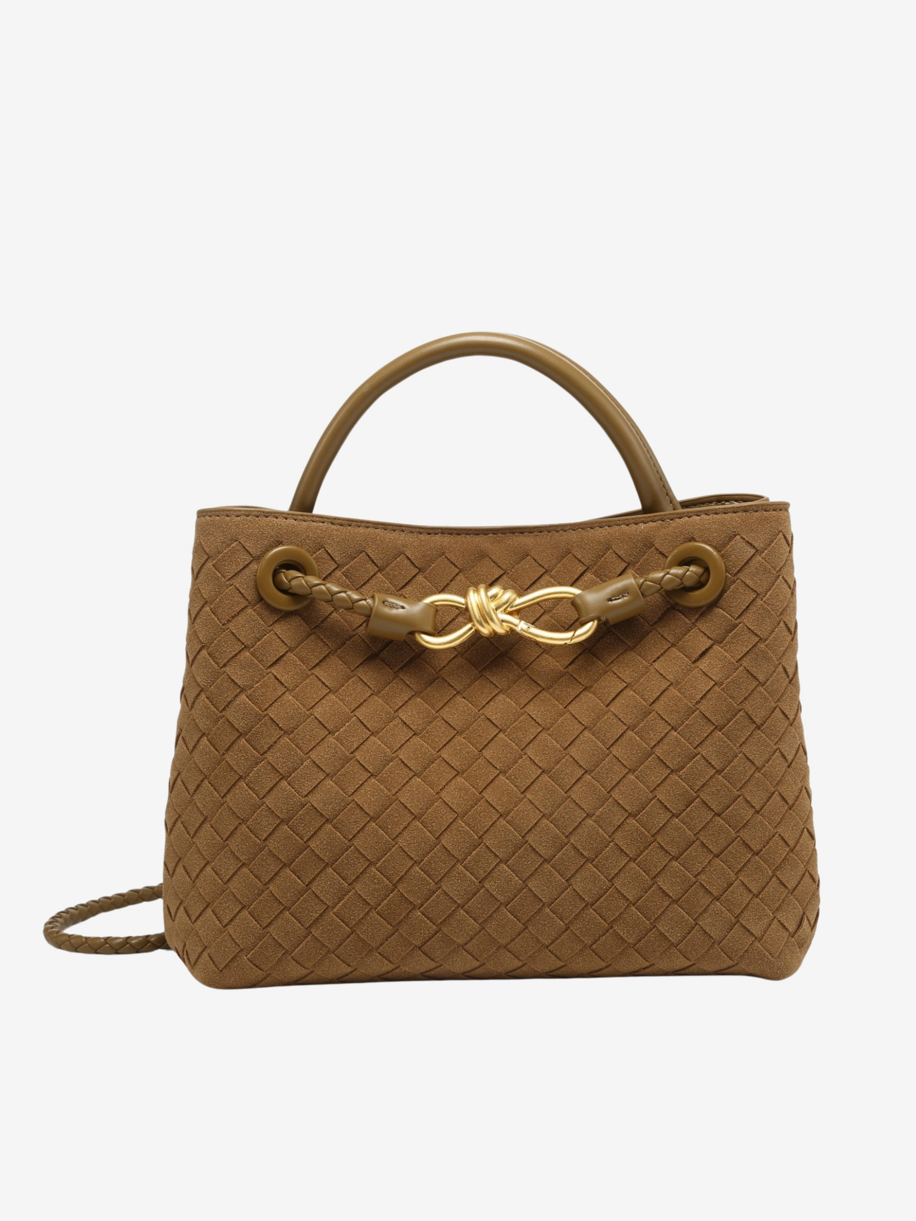 Sabine Woven Suede Handbag ?C Artisanal, Chic  Sophisticated Balanced Aesthetic Trendy Outfit