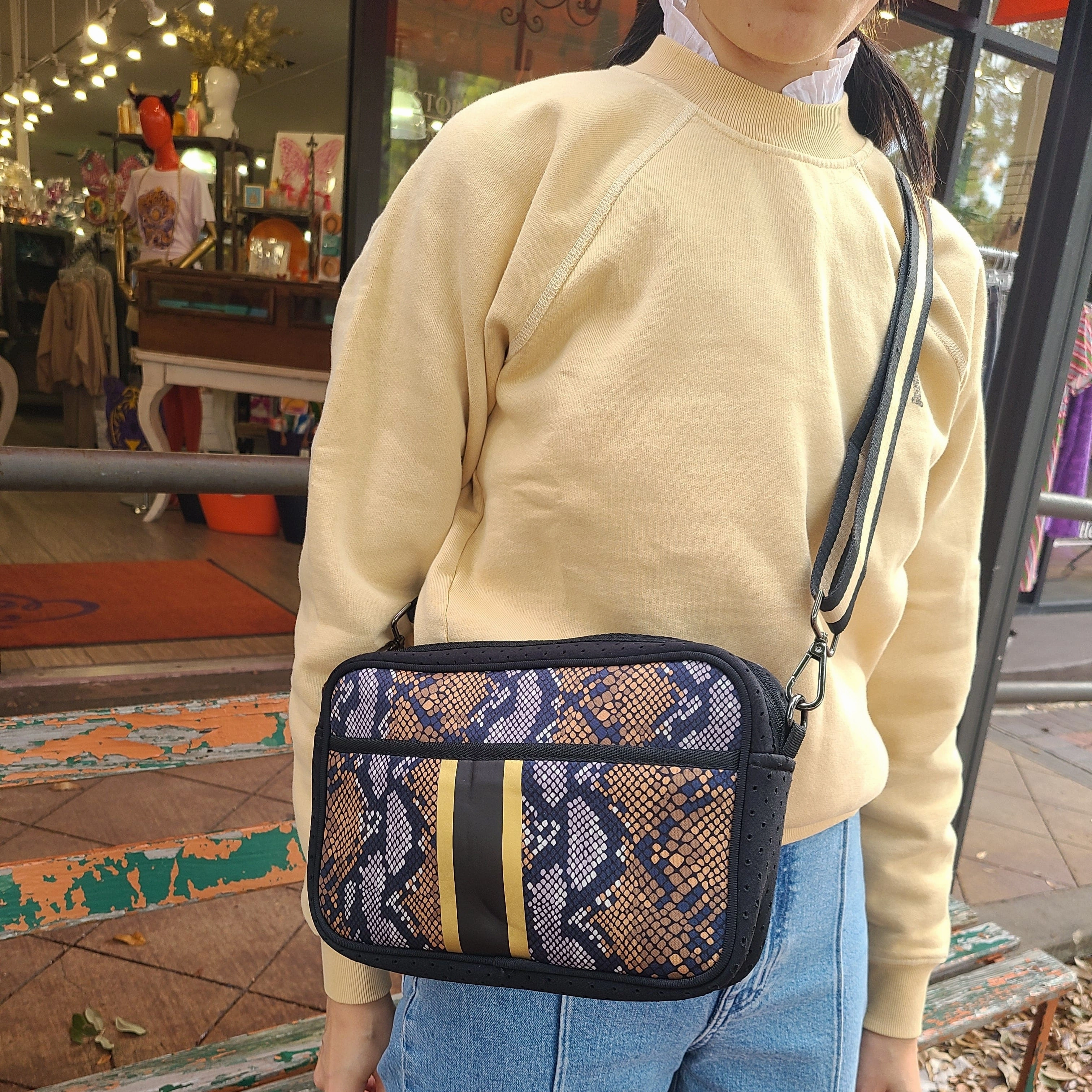 Little Miss Muffin Exclusive Neoprene Crossbody Purses Stylish Carry Comfort Travel