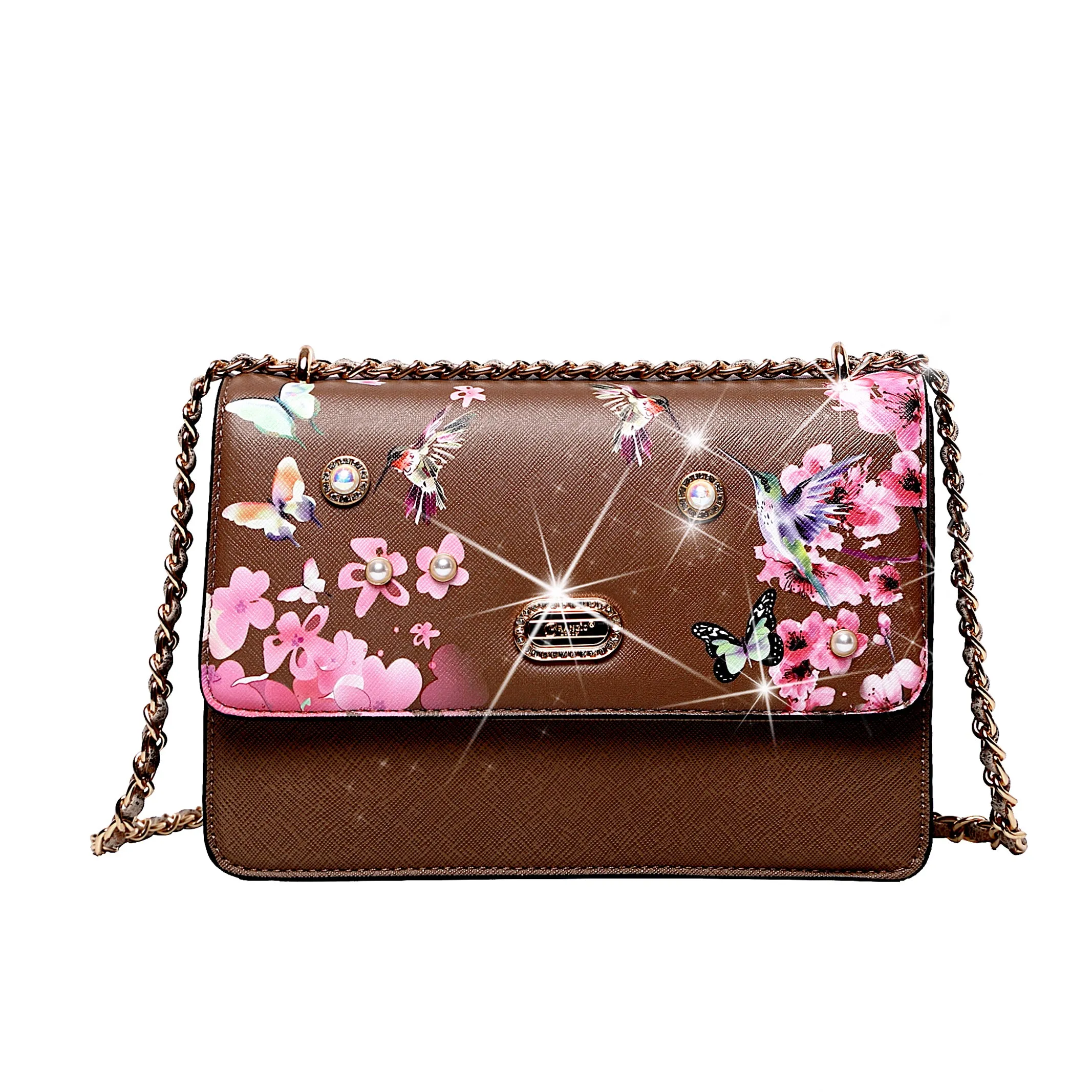 Weekend Look Polished Line Brangio Blossom Crossbody Bag