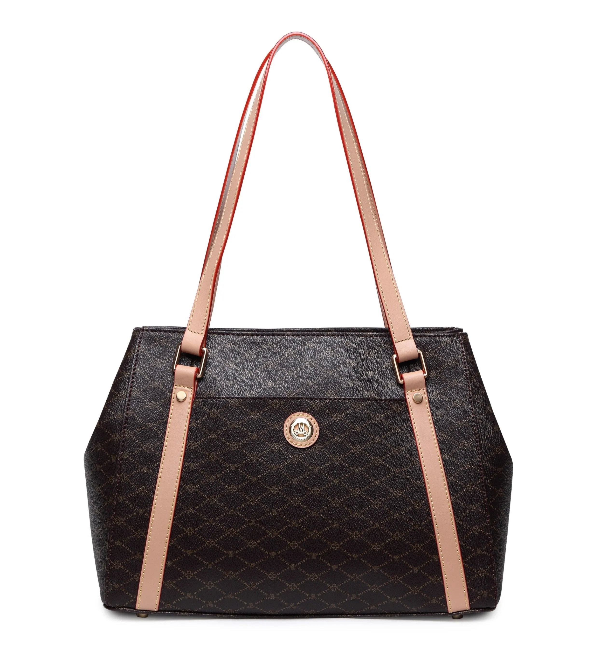 Modern Sophistication Misty Luxe Legende  Genuine Leather Handbag  [Made in Italy]