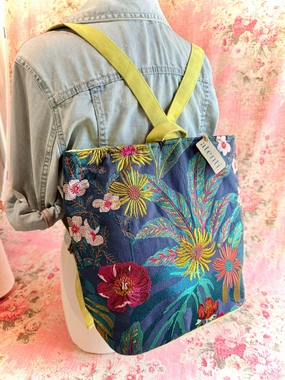 Flora Backsac: Convertible Backpack, Stylish & Versatile Craft Companion outdoor durability mountain hiking