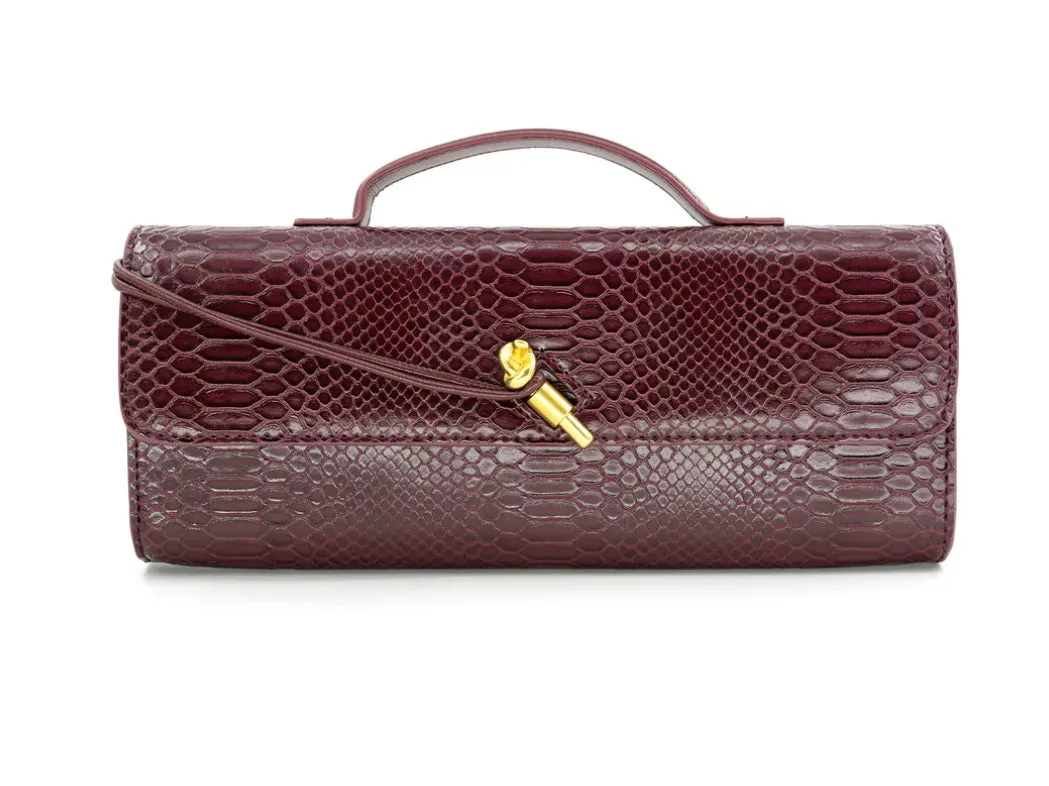 Kate Burgundy BC Bag Clutch Modern Refinement Compact Feel