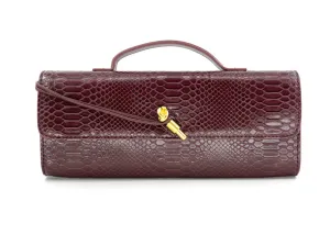 Kate Burgundy BC Bag Clutch Modern Refinement Compact Feel