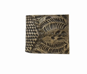 Minimal Touch Classic Functionality American West Men's Collection: Leather Bi-Fold Western Wallet