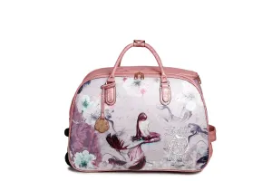 Modern Woman Princess Mera Vegan Large Rolling Duffel Travel Bag