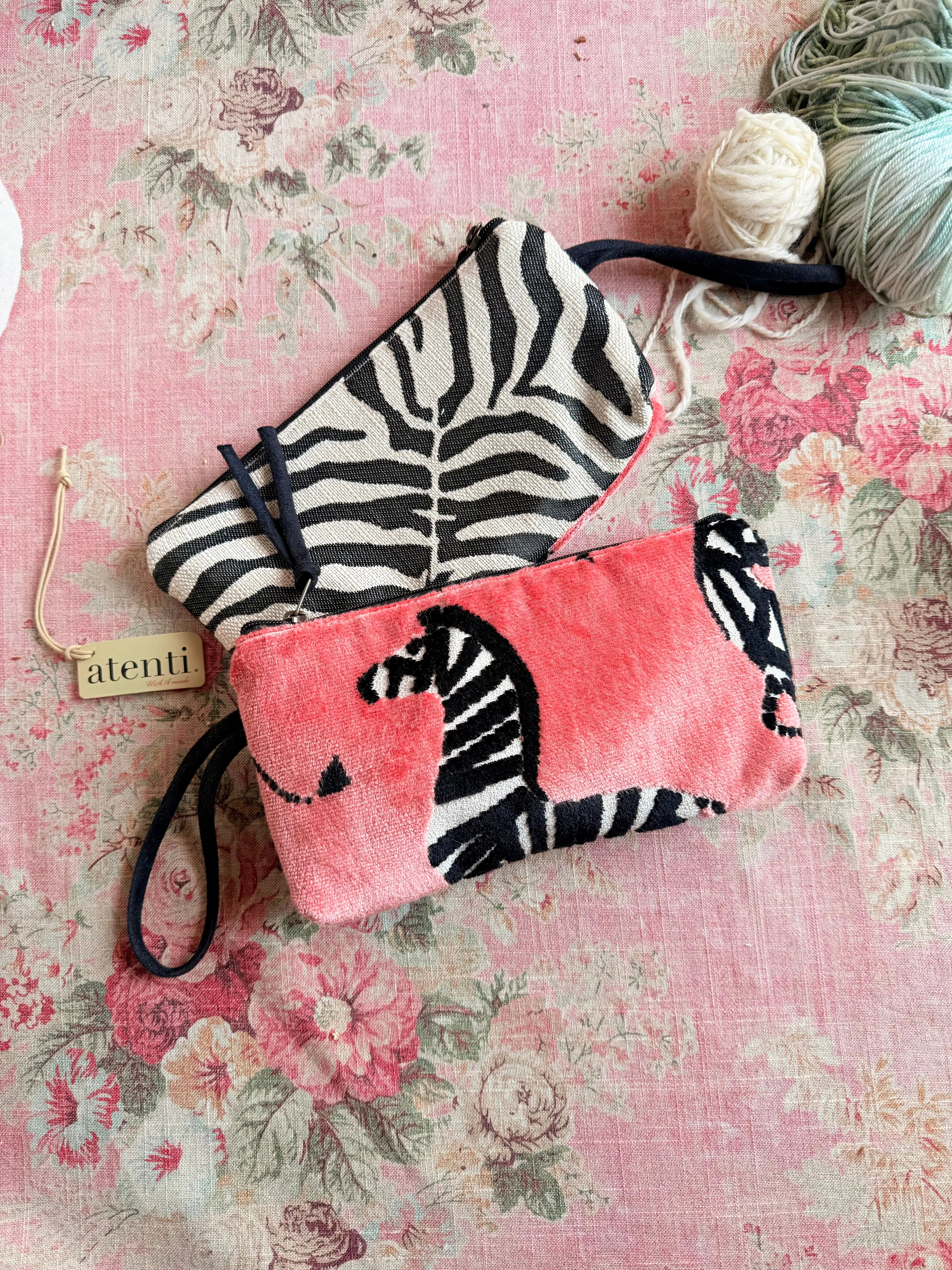 Business Look Zeeebra Tall Tool Pouch-Handmade USA, Velvet Notions Pouch