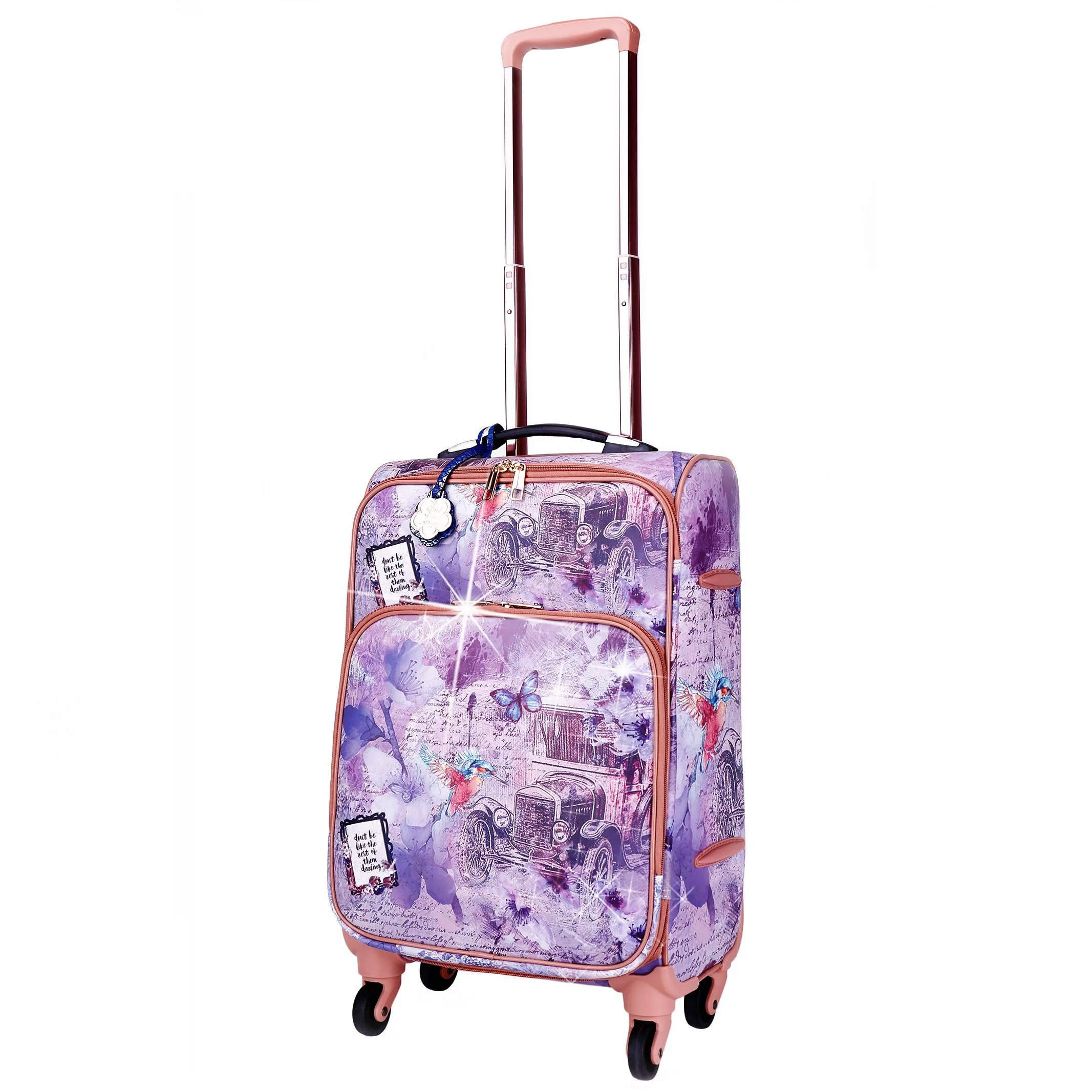 Arosa Vintage Charm Spinner Luggage Secure Storage
