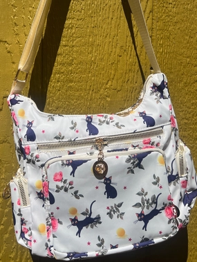 Purse- Black Cat - Moons & Roses Secure Storage