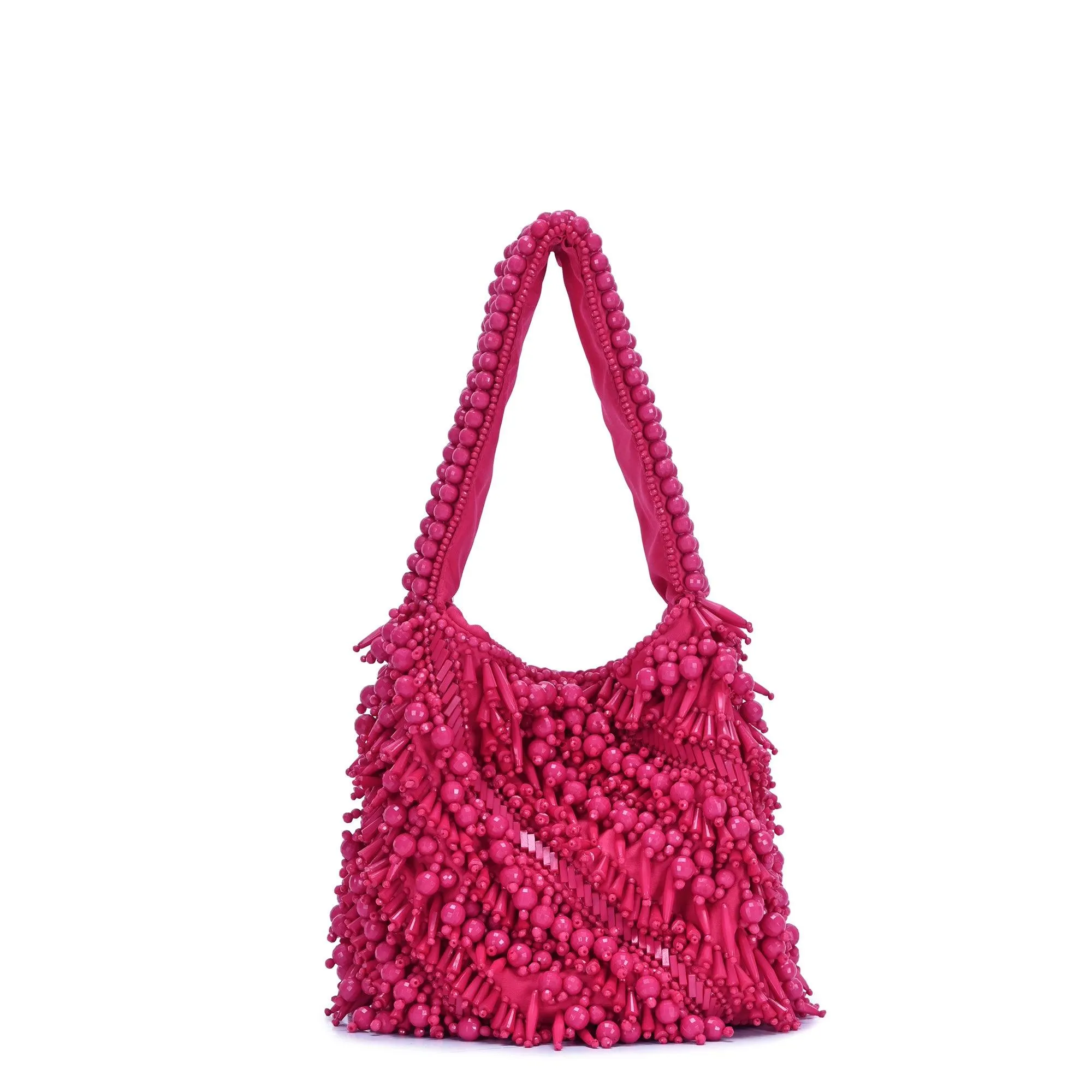 Functional Urban Accessory Great for daily use with a stylish and organized design Meera Beaded Shoulder Bag