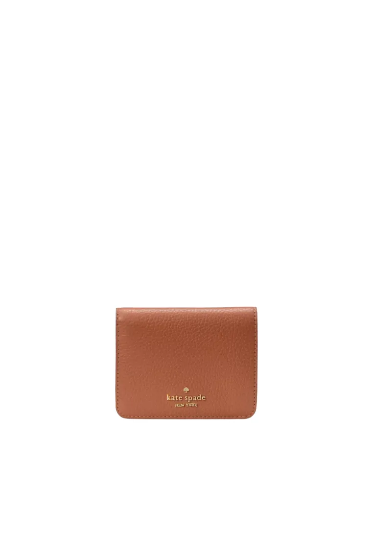 Kate Spade Lena Small Billfold Wallet In Warm Ginger KH788 Modern Versatility RFID-protected wallet