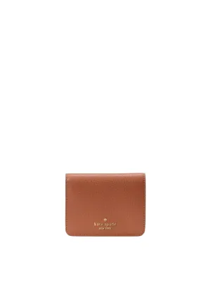 Kate Spade Lena Small Billfold Wallet In Warm Ginger KH788 Modern Versatility RFID-protected wallet