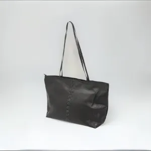 Latico Black Mar Leather Tote Handbag Refined Craft Sophisticated Style