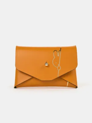 Urban Outfit High-quality organizer pouch The Hiding Miffy Mini Purse - Carrot Orange