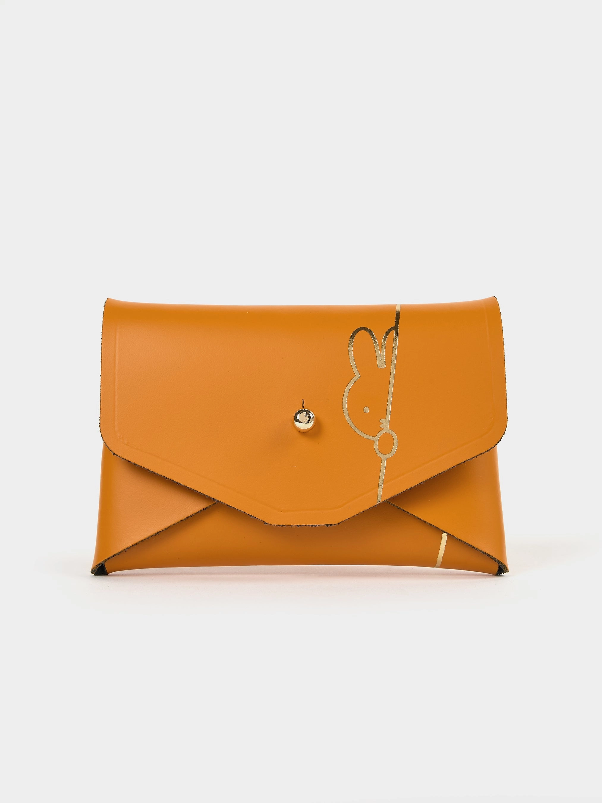 Urban Outfit High-quality organizer pouch The Hiding Miffy Mini Purse - Carrot Orange