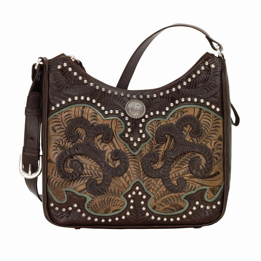 Classic Companion Travel Utility American West Annie's Secret Concealed Carry Shoulder Handbag