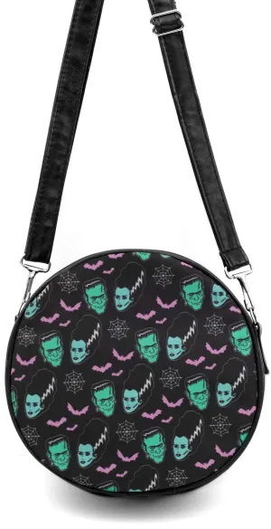 "Monster Love" Horror Print Crossbody Bag Trendy Day Minimal Choice