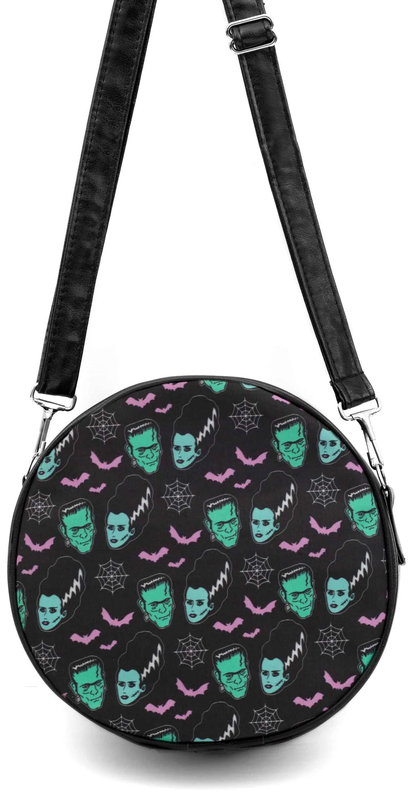 "Monster Love" Horror Print Crossbody Bag Trendy Day Minimal Choice