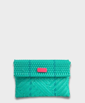 Fashion Detailing Maria Victoria | Glimmer Mint DI | Upcycled, Handwoven, Clutch
