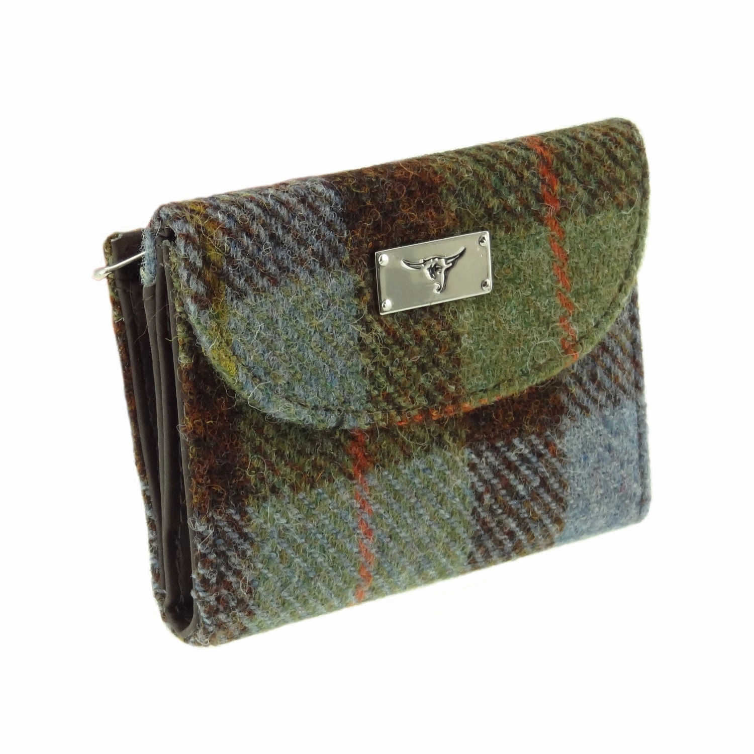 Short Wallet 'Jura'  with Harris Tweed? Compact Travel