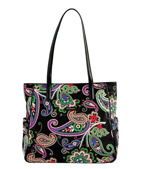 Preppy Poly Zip Top Tote Weekend Fashion