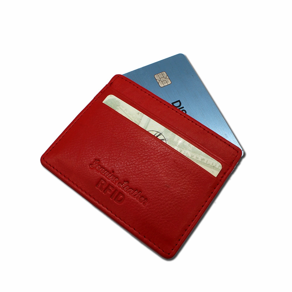 RFID Leather Cardholder Portable Accessory Casual coin holder