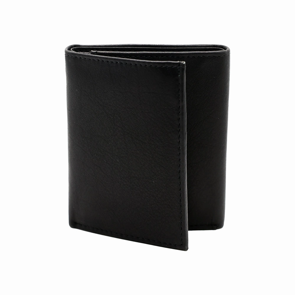 RFID Leather Trifold Wallet with ID Window Modern Design Luxury Durability