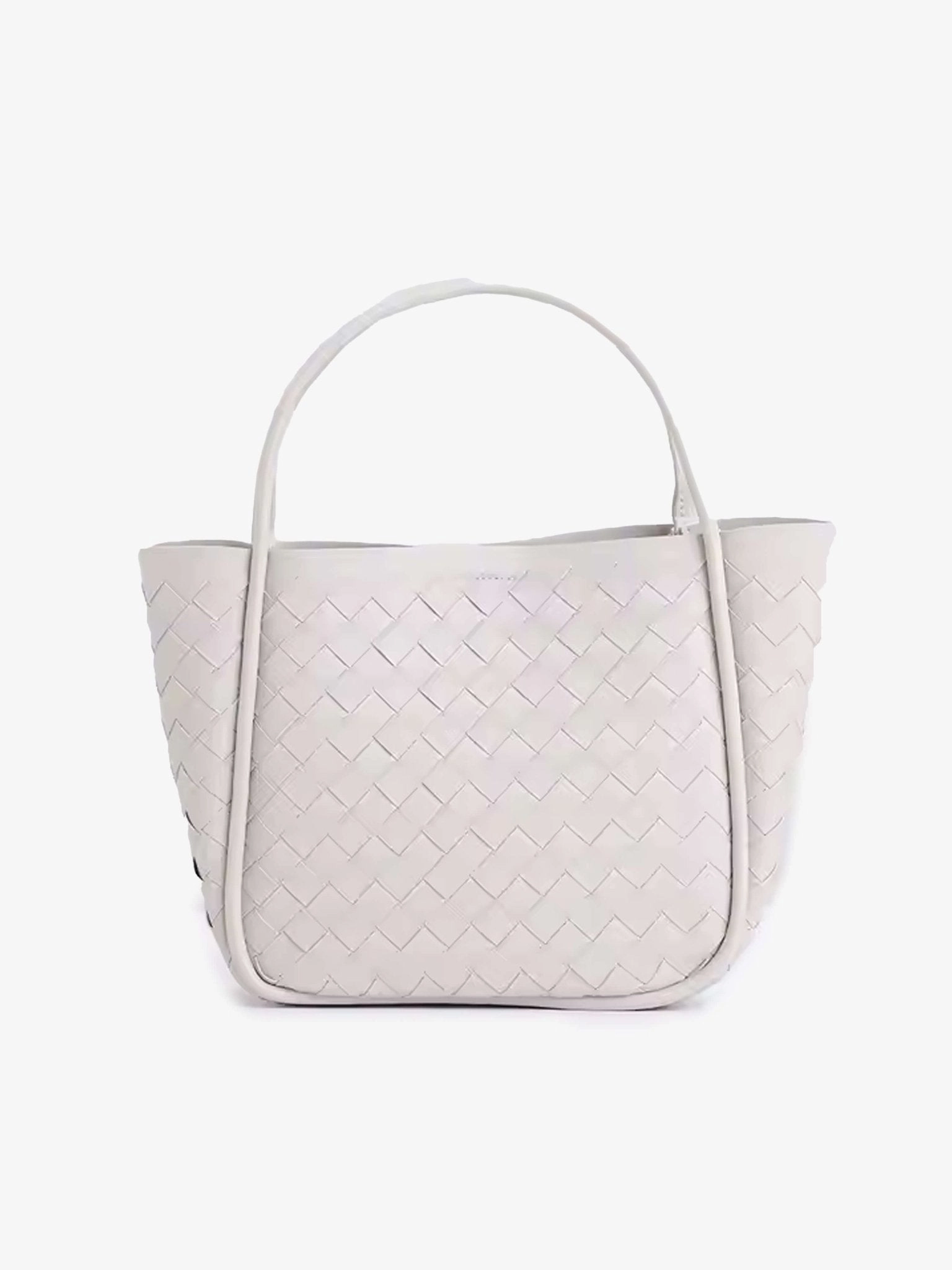 Rizelle Tote Bag ?C Structured Everyday Handbag with Minimalist Design Modern Everyday Shopping Activity