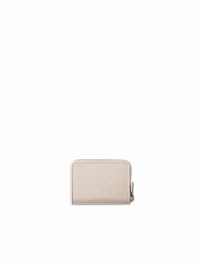 Small Zip Wallet in Horsehair Slim Construction Stylish Fit