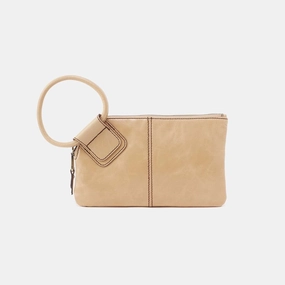Functional Vision Effortless Style Sable Wristlet in Polished Leather - Desert Sand