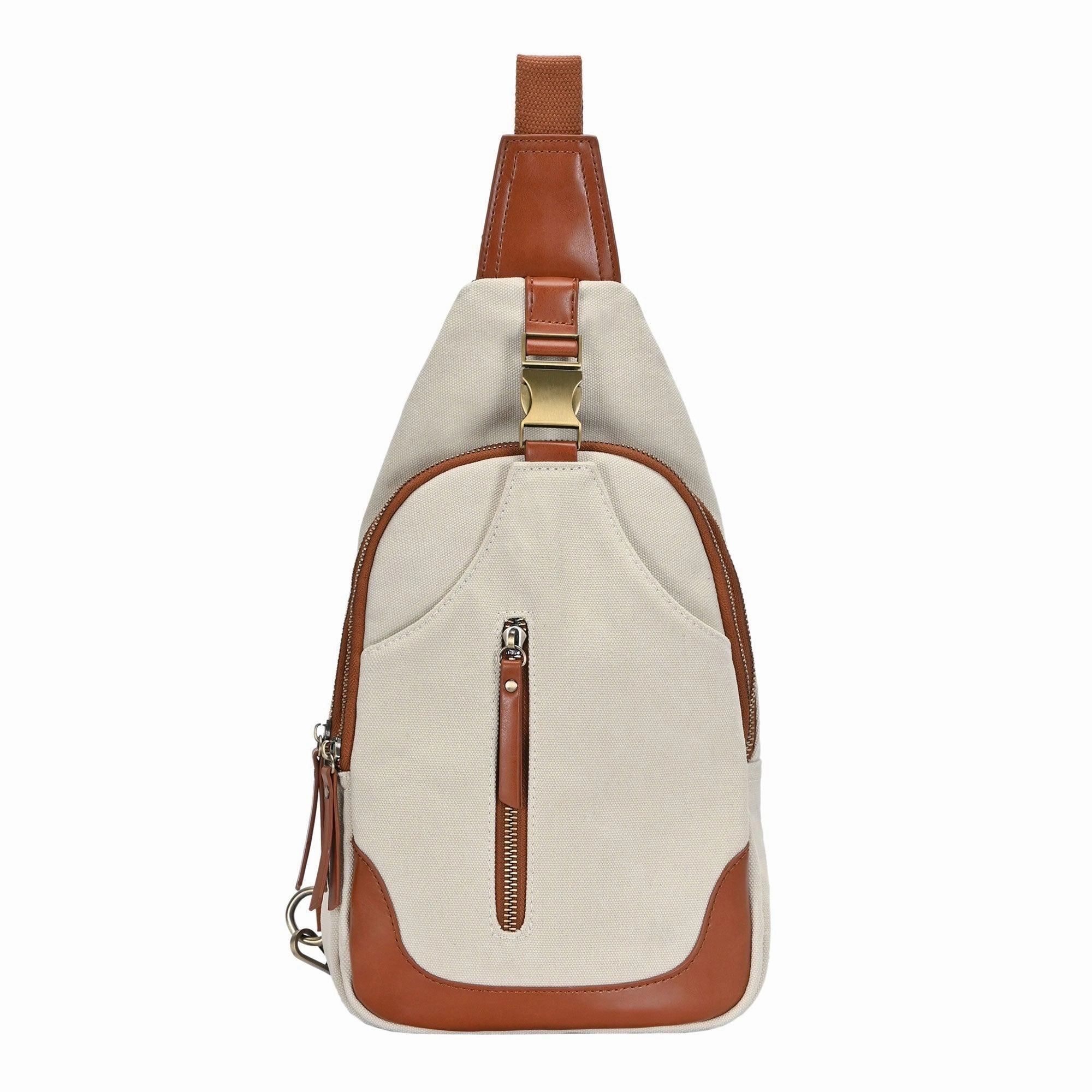 Perfect for anyone who values simplicity and functionality Samara Cotton Canvas Crossbody Sling