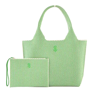 Outdoor companion Sutton City Tote - Parakeet Green Diamond - Large