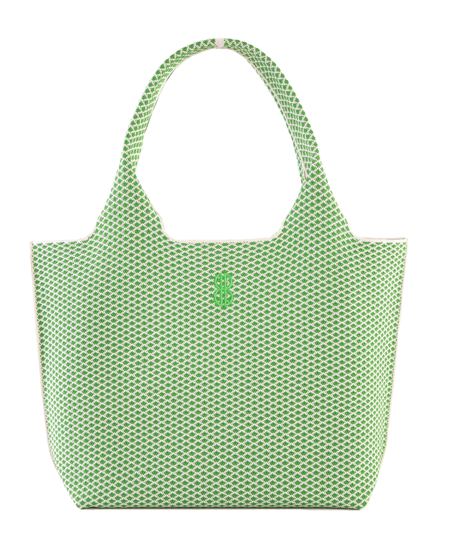 Evening Occasion Business Scene Sutton City Tote - Parakeet Green Diamond - Large