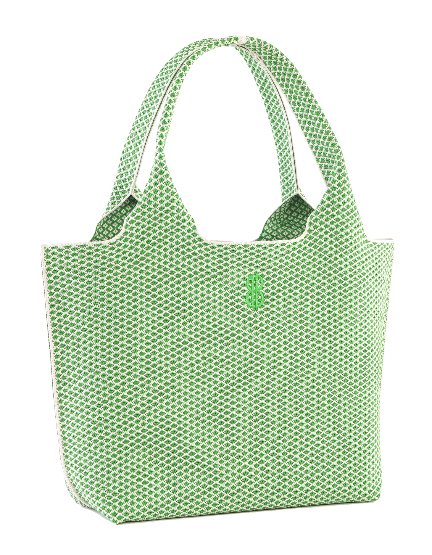 Travel Friendly Sutton City Tote - Parakeet Green Diamond - Large