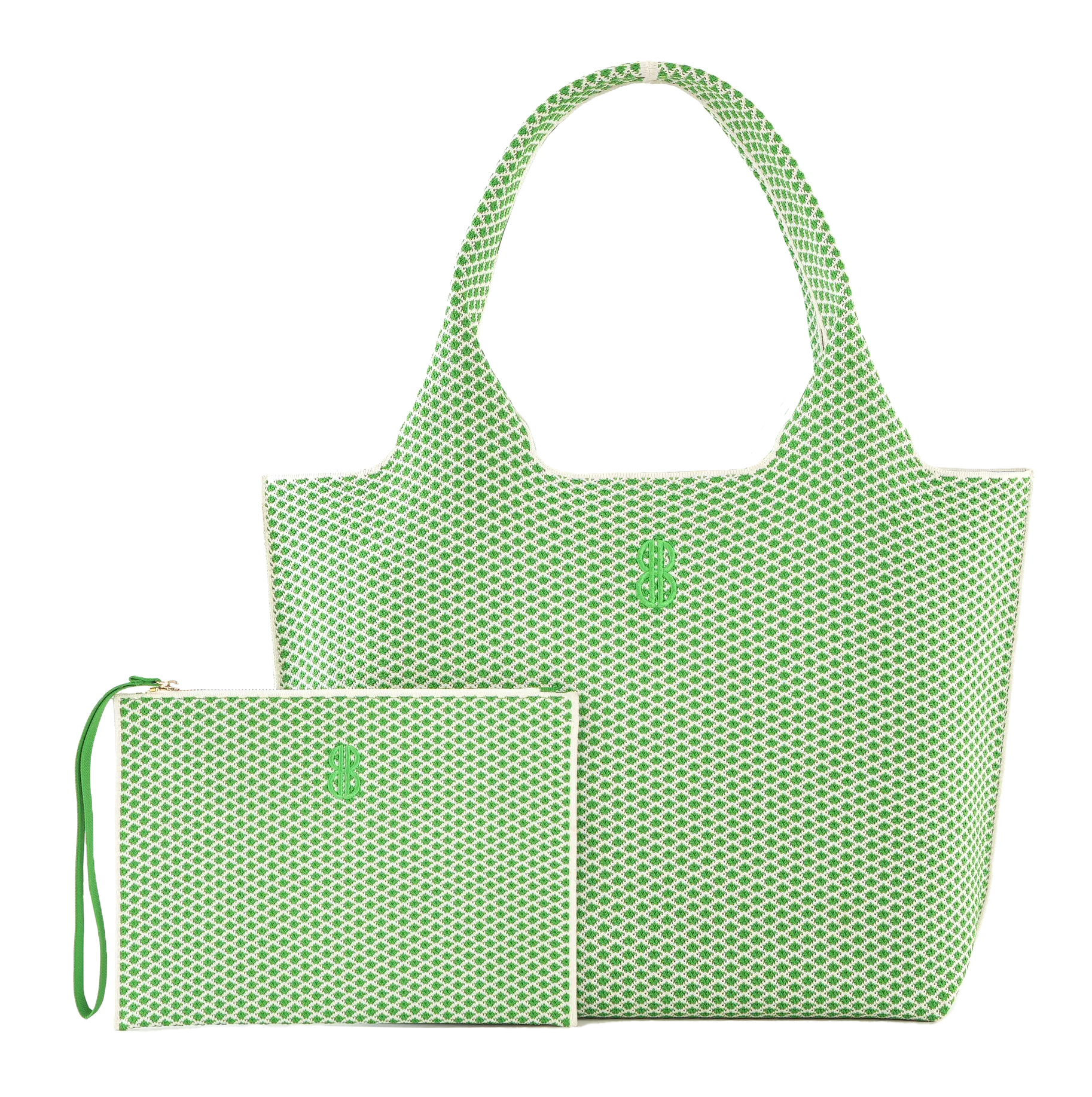 Outdoor companion Sutton City Tote - Parakeet Green Diamond - Large