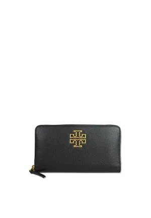 Tory Burch Britten Zip Continental Wallet In Black 141004 Quick Access Smart Craft