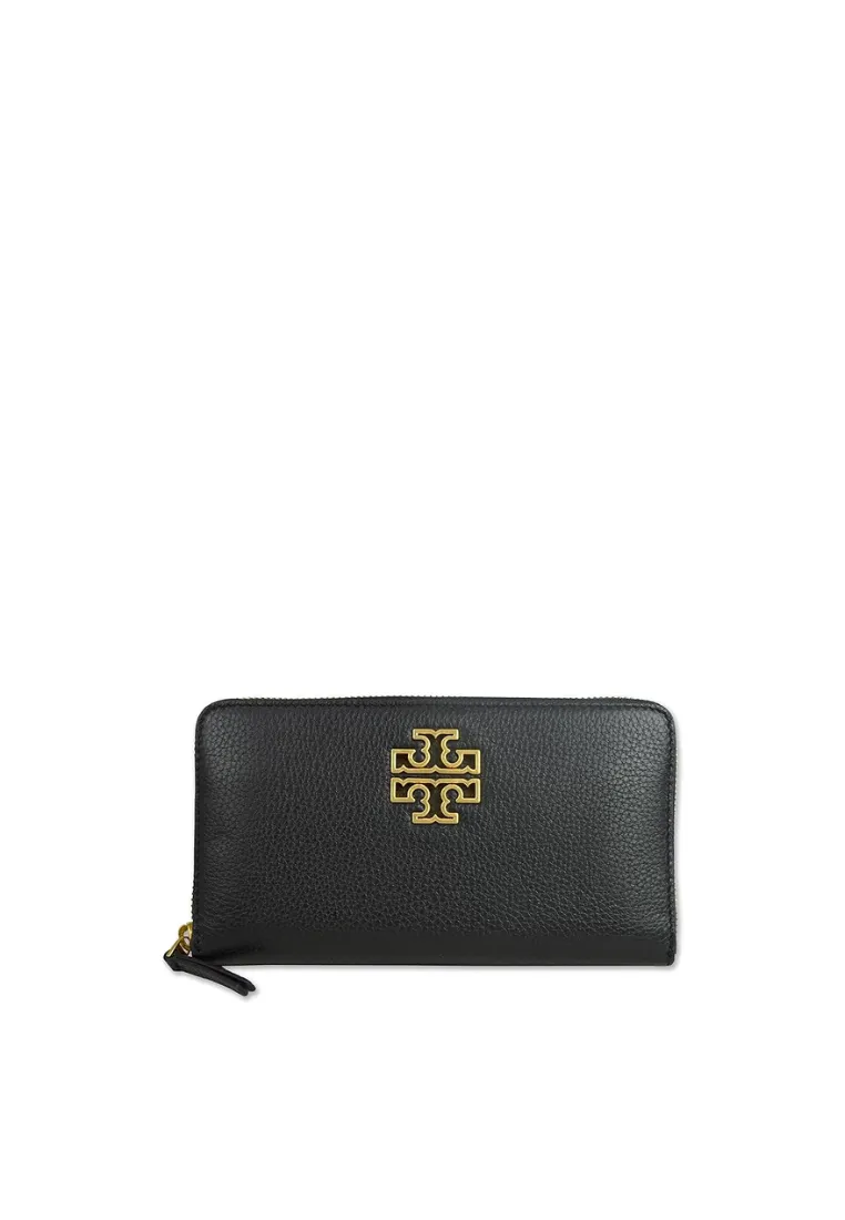 Tory Burch Britten Zip Continental Wallet In Black 141004 Quick Access Smart Craft