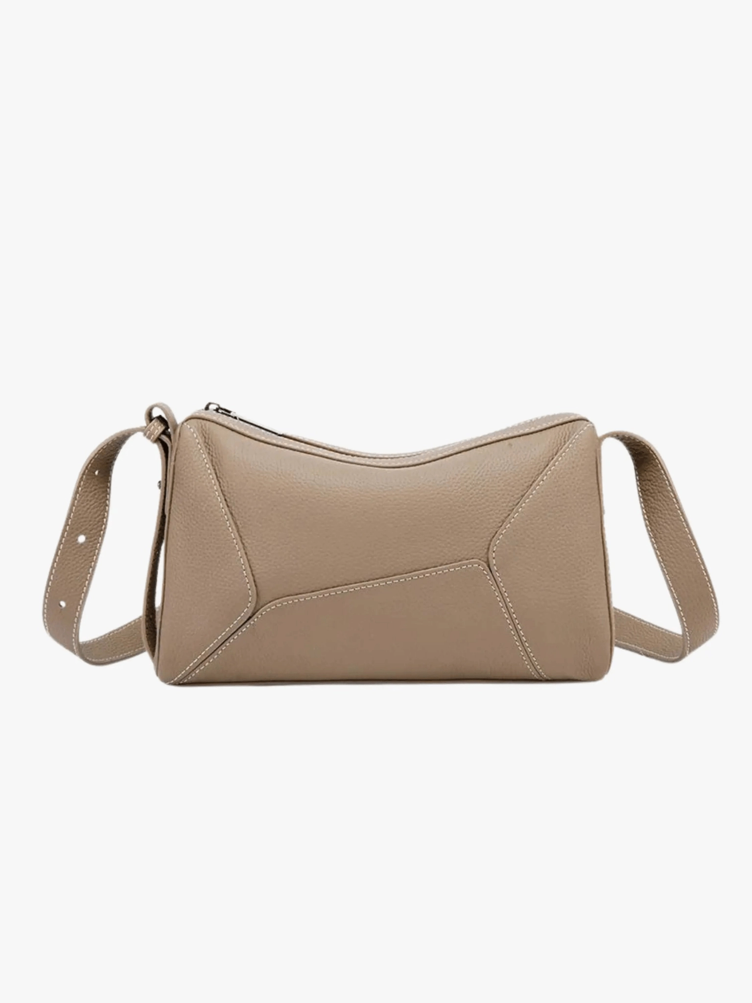 Comfort Utility Elarielle | Contemporary Taupe Leather Shoulder Bag ?C Sleek & Versatile
