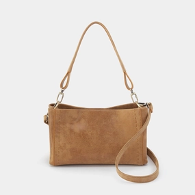 Daily Carry Daily Journey Seneca Shoulder Crossbody In Buffed Leather Whiskey