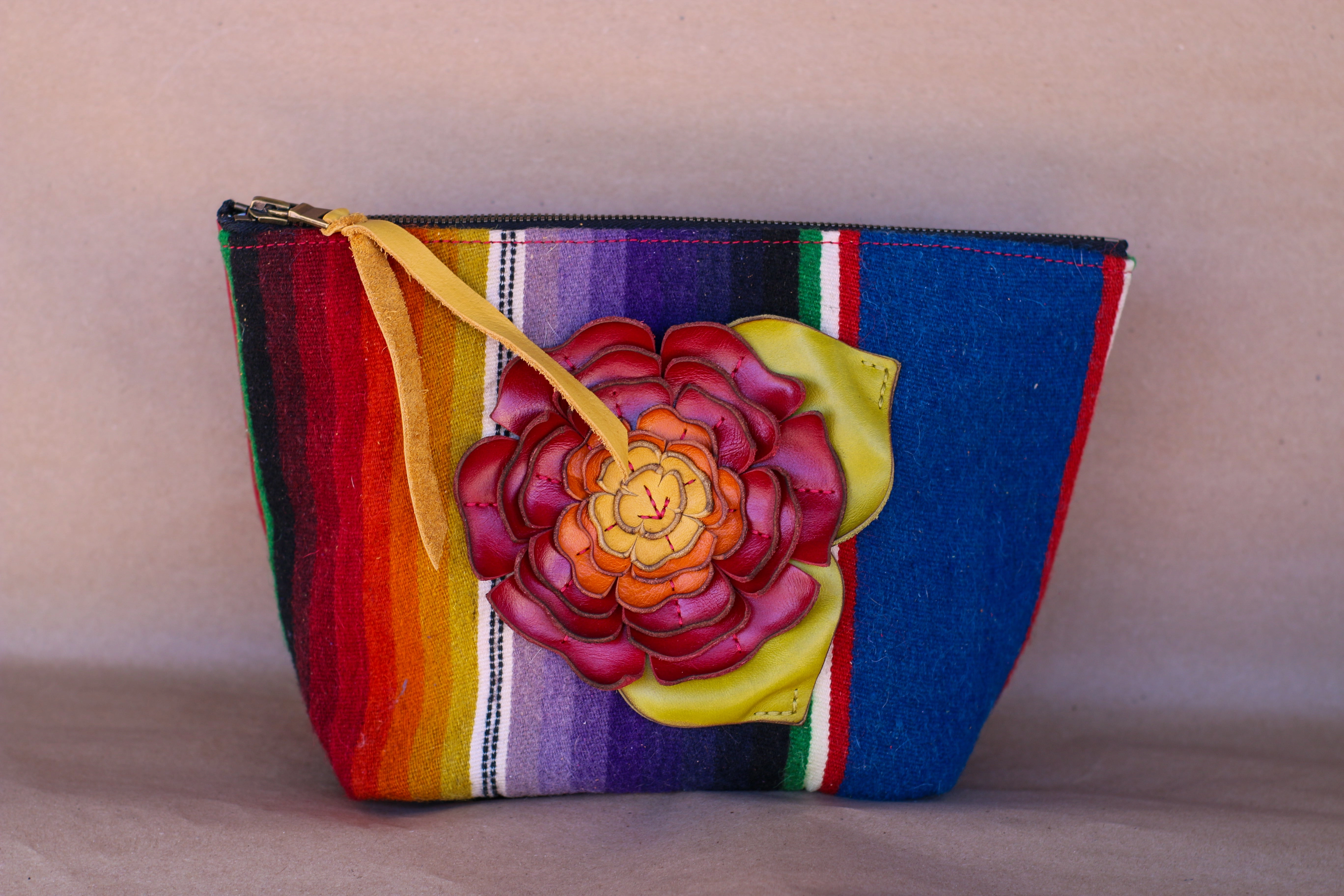 Serape Makeup Bag Durable Material