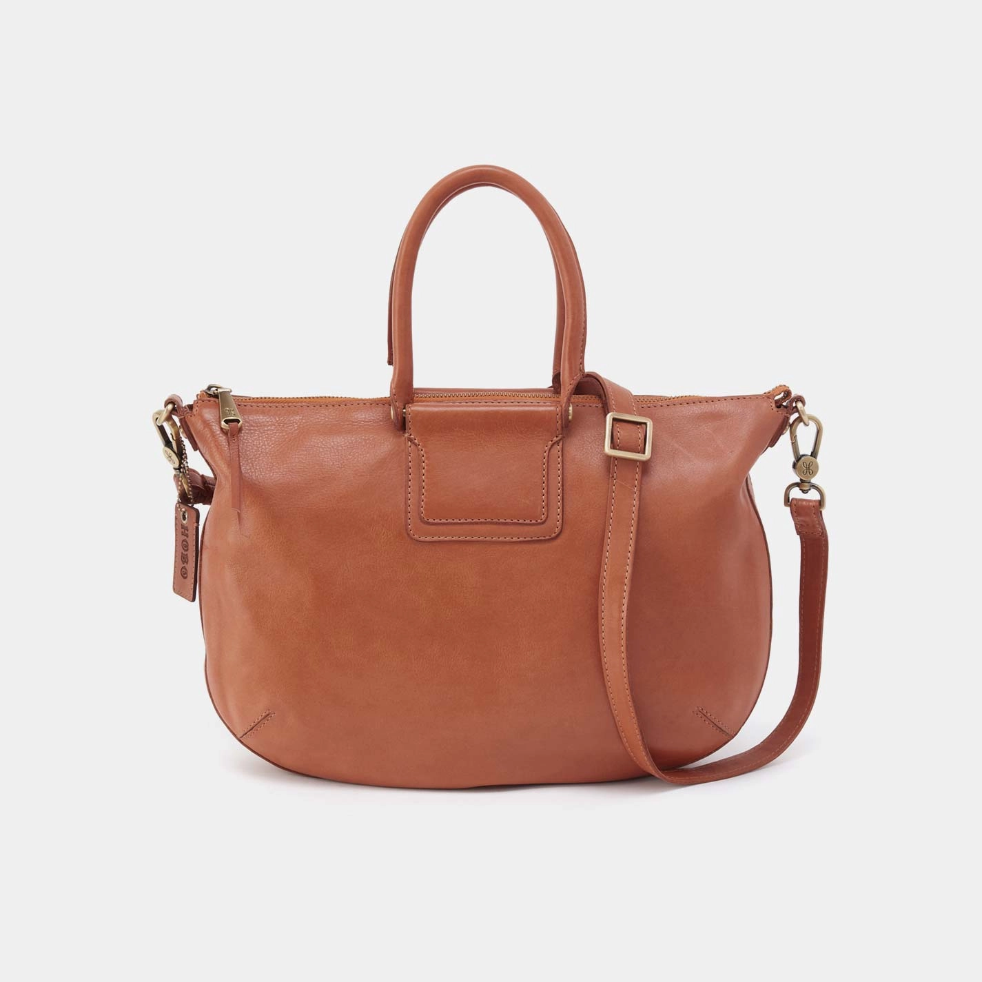 Daily Outfit Sheila Large Crossbody in Washed Leather - Harvest Wheat