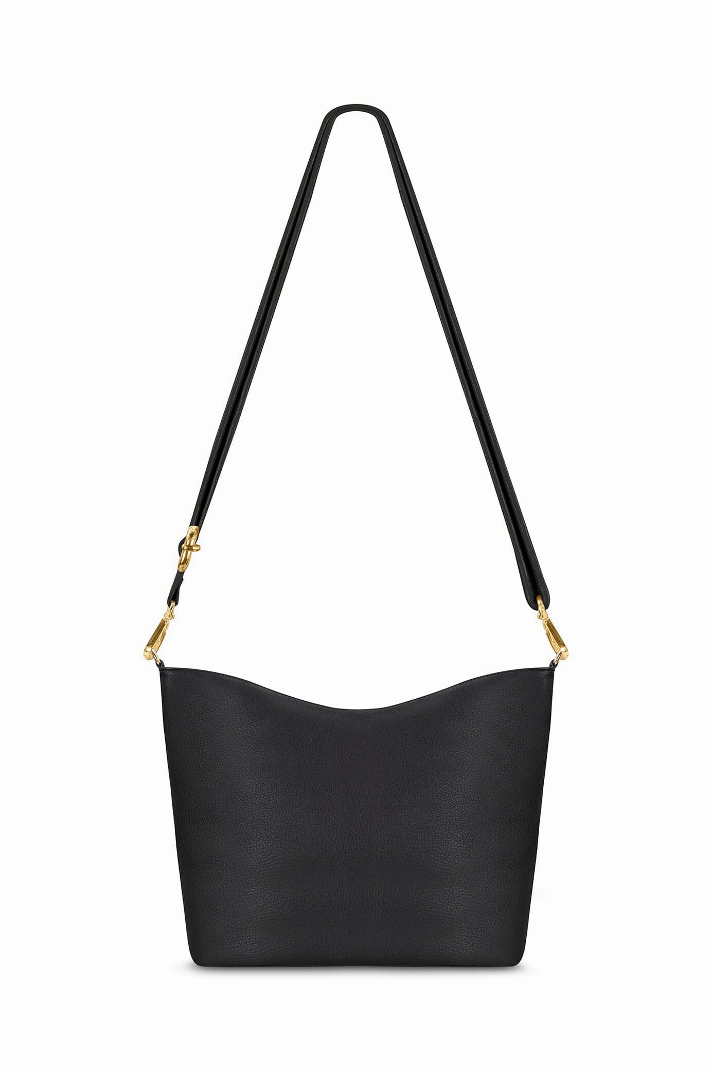 City Style Elegant Touch Simonetta Leather Handbag Black