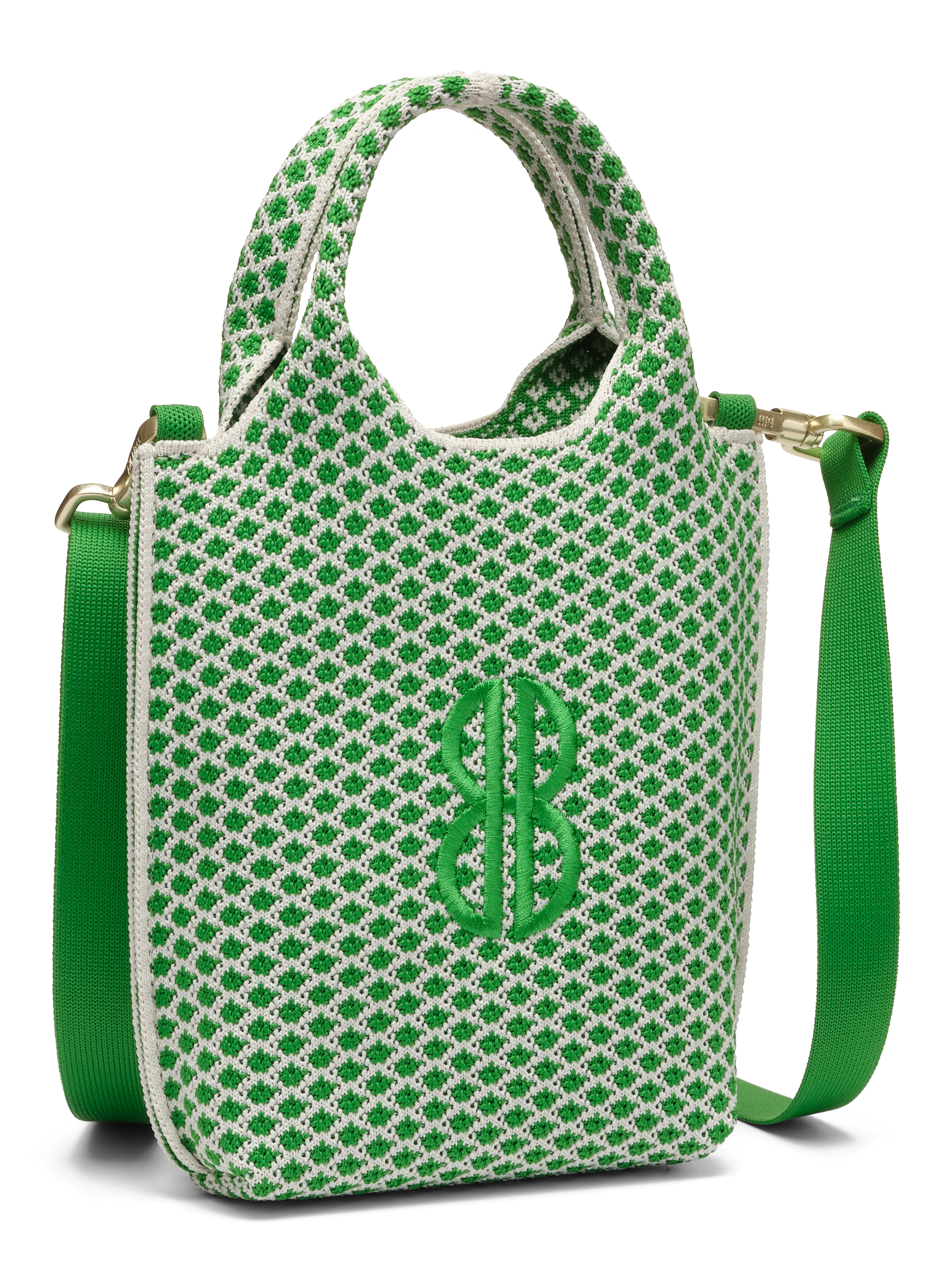 Sutton City Tote - Parakeet Green Diamond - Mini Trendy Day Everyday Purpose