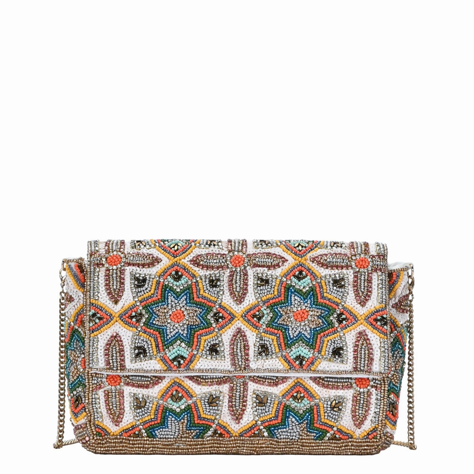 Estrella Beaded Sequin Crossbody Stylish Outfit