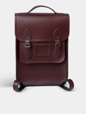 Efficient Packing The Portrait Backpack -  Oxblood