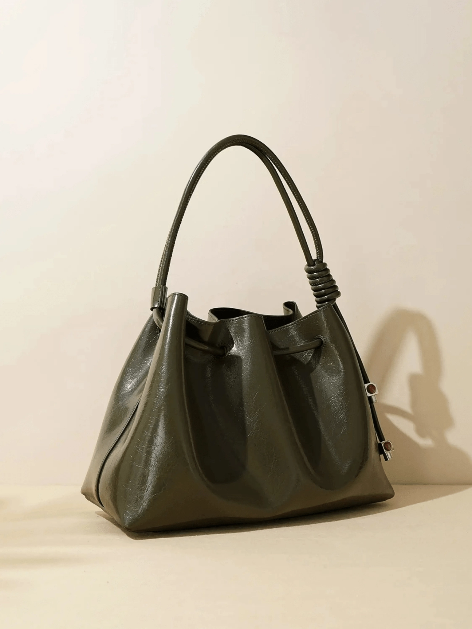 Mila | Luxe Caramel Leather Bucket Bag ?C Chic & Spacious Versatile Carryall Lightweight Comfort