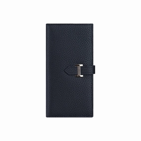 Durable Organizer Soft touch wallet Lily | Black Pebbled Leather Wallet ?C Timeless Elegance & Functionality